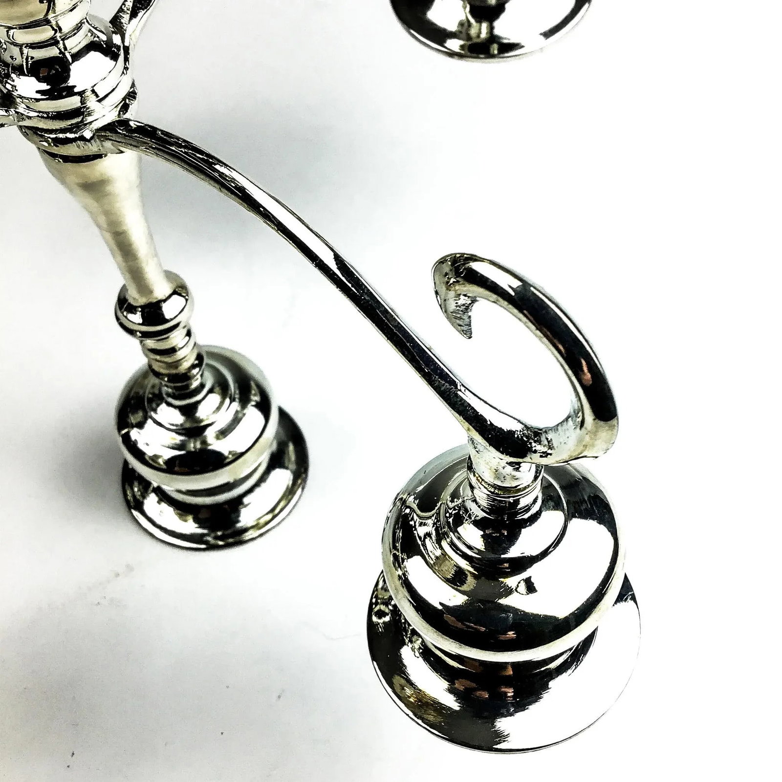 Vintage Silver Plate Candle Holders - 10