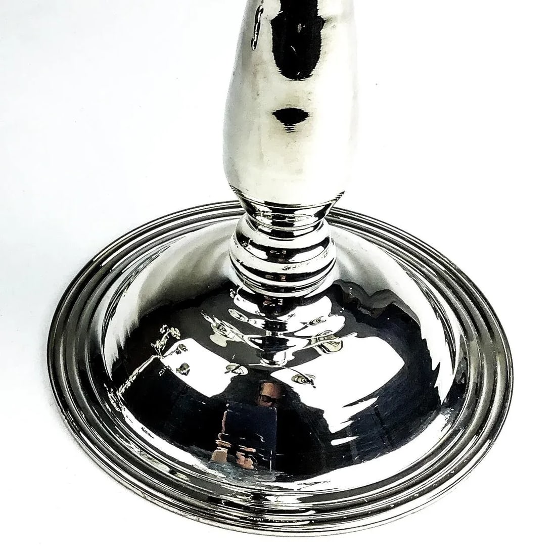 Vintage Silver Plate Candle Holders - 9