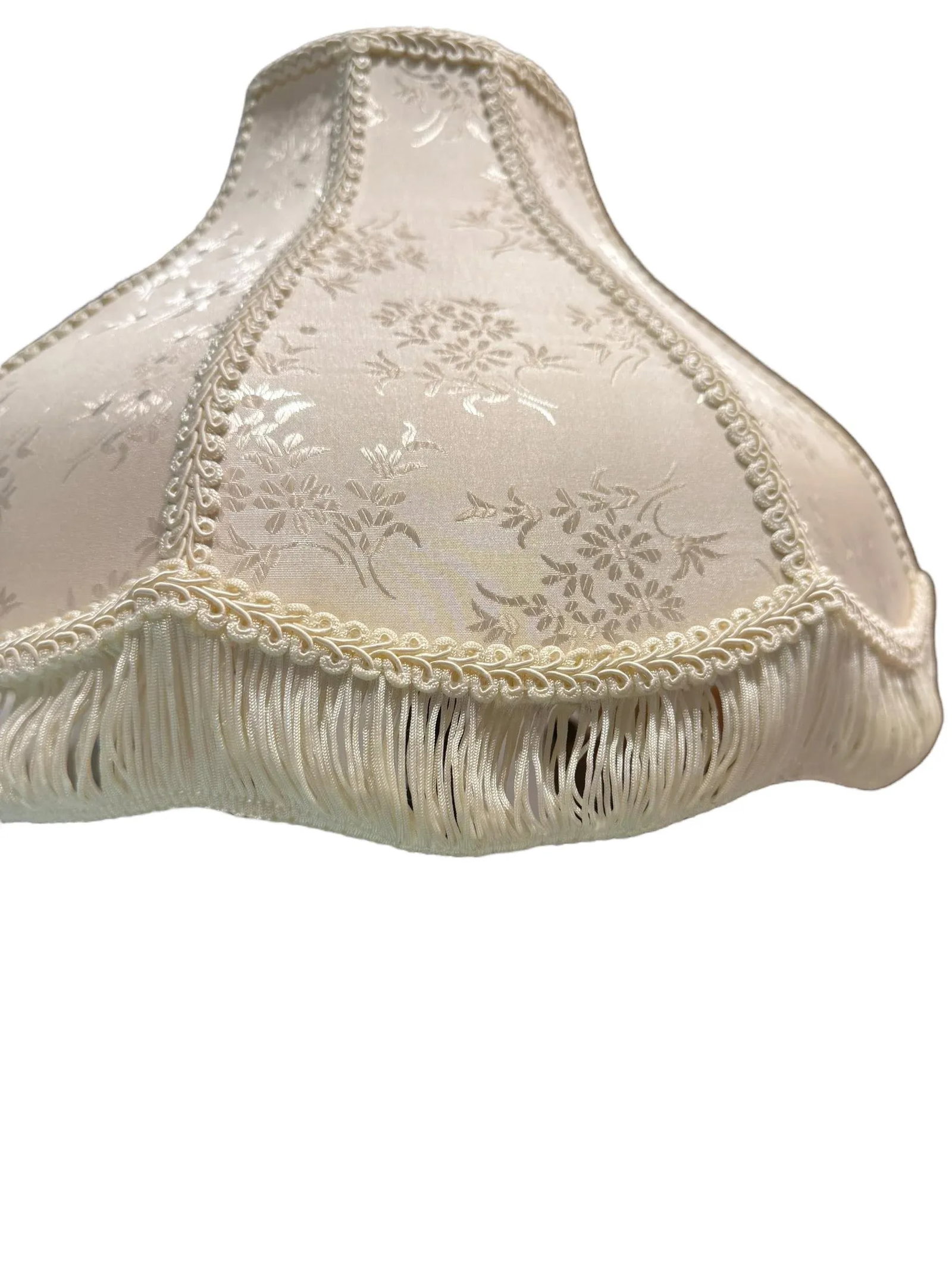 Vintage Victorian Fringe Bell-Style Lampshade - 9