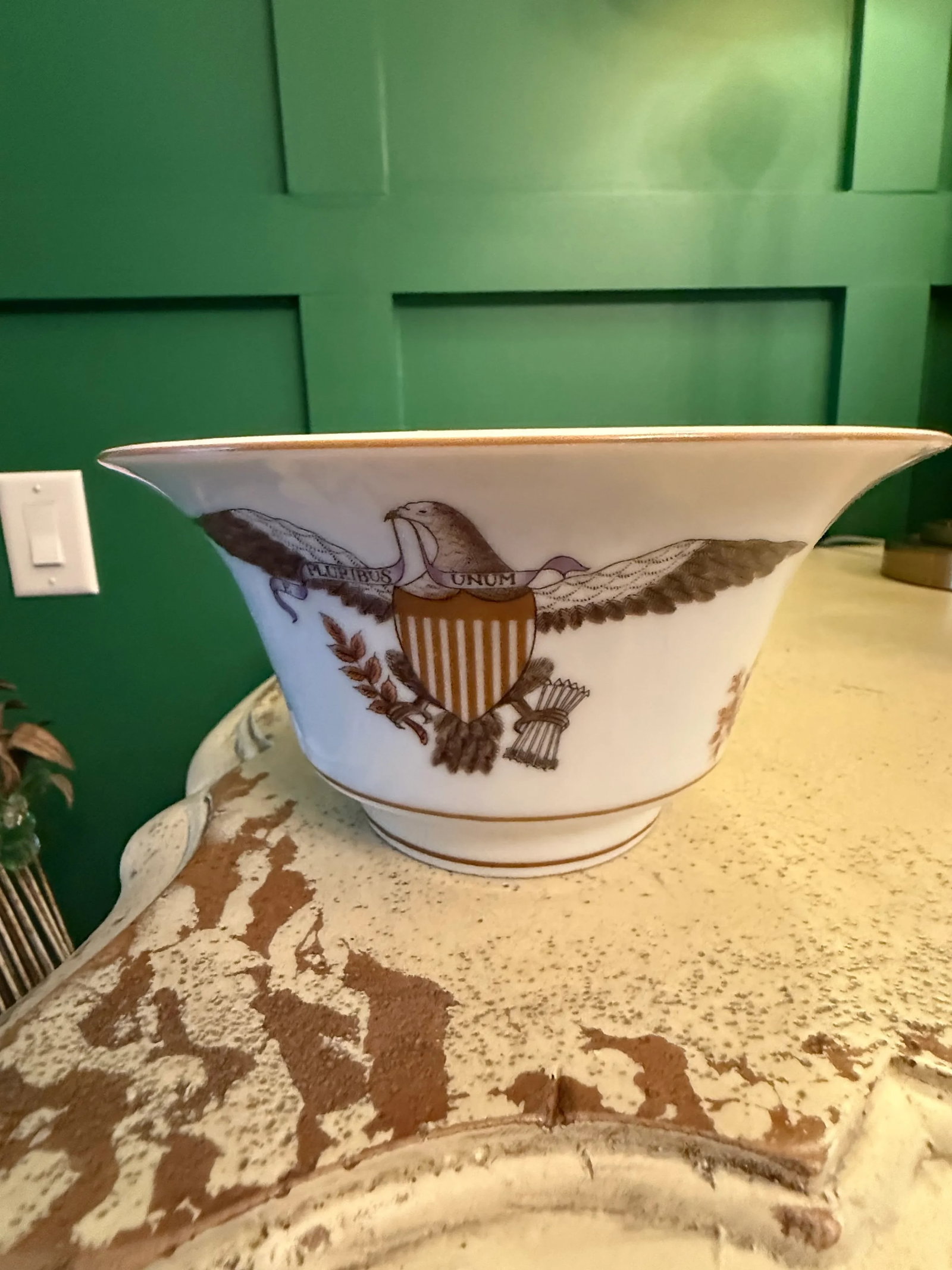 Early American Eagle Bowl - 3
