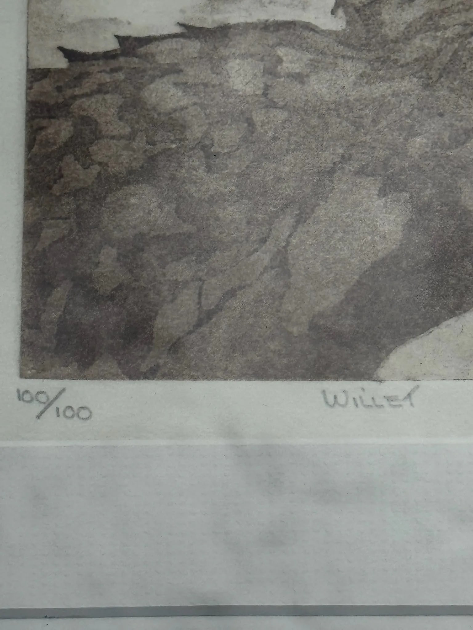 Margaret Albritton "Willet" Limited Edition Etching With Plate – Signed, Numbered, Gold Leaf - 5