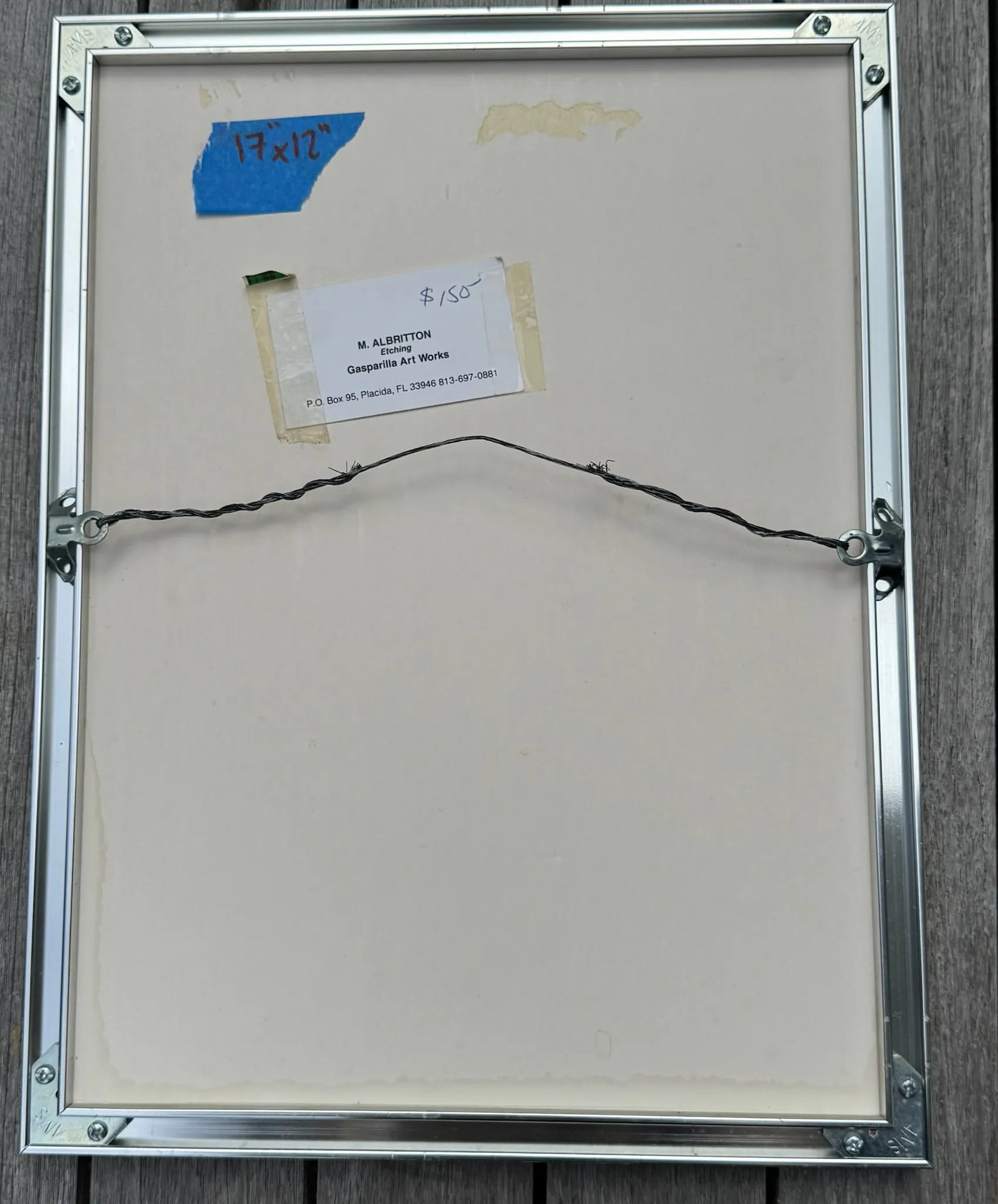 Margaret Albritton "Willet" Limited Edition Etching With Plate – Signed, Numbered, Gold Leaf - 7