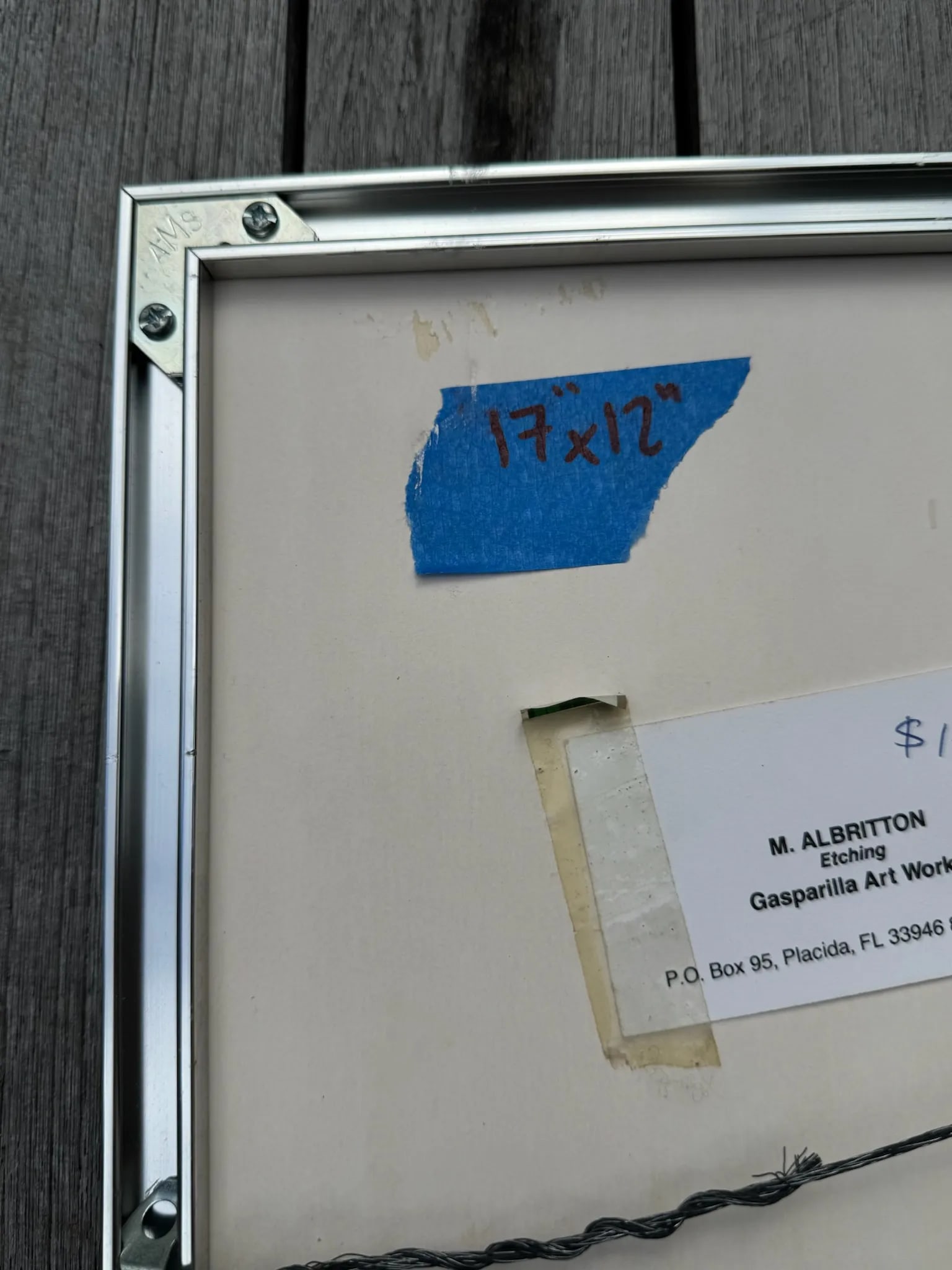 Margaret Albritton "Willet" Limited Edition Etching With Plate – Signed, Numbered, Gold Leaf - 9