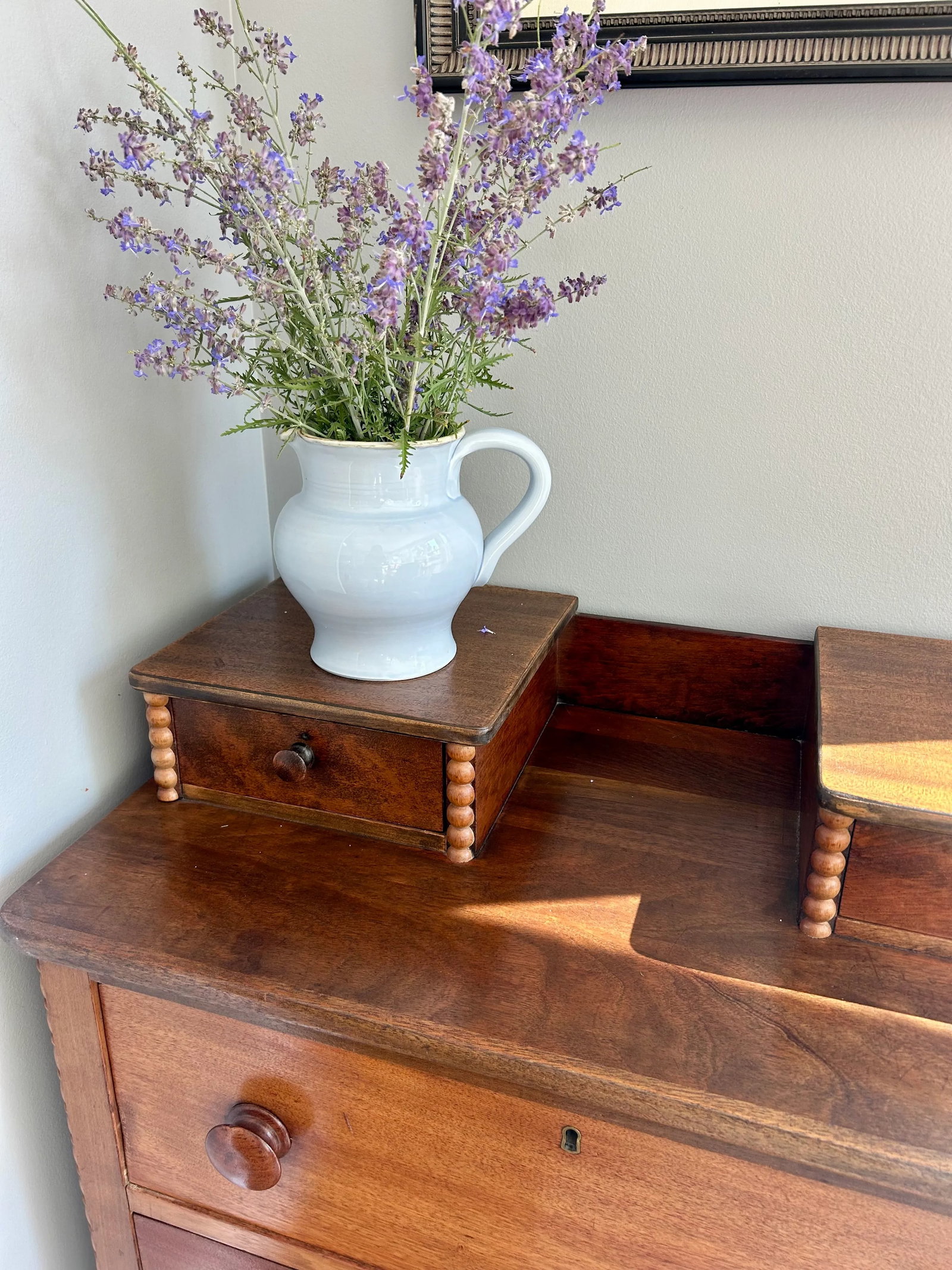 Antique 19th Century Pine Chest of Drawers - 15