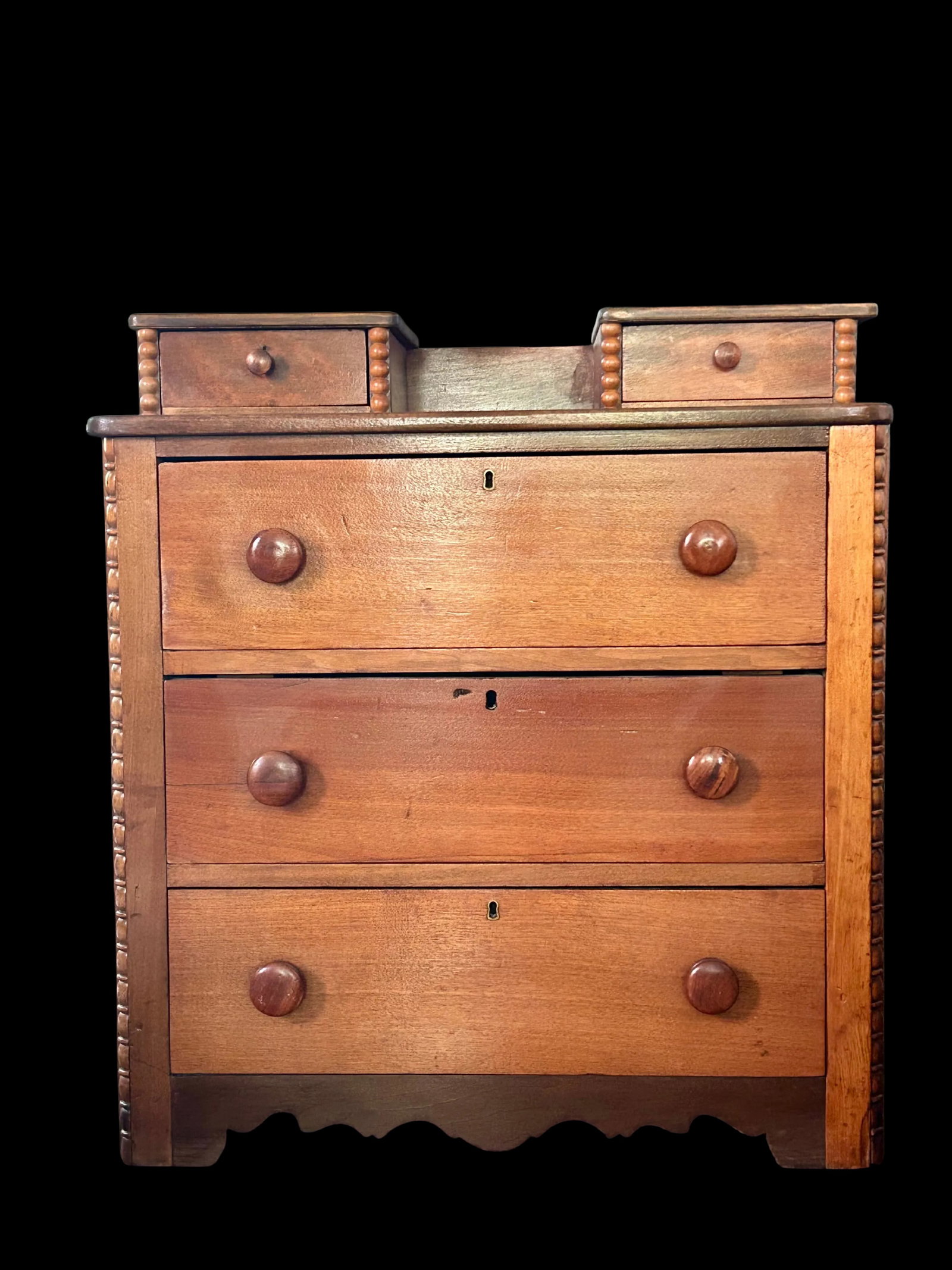 Antique 19th Century Pine Chest of Drawers - 2