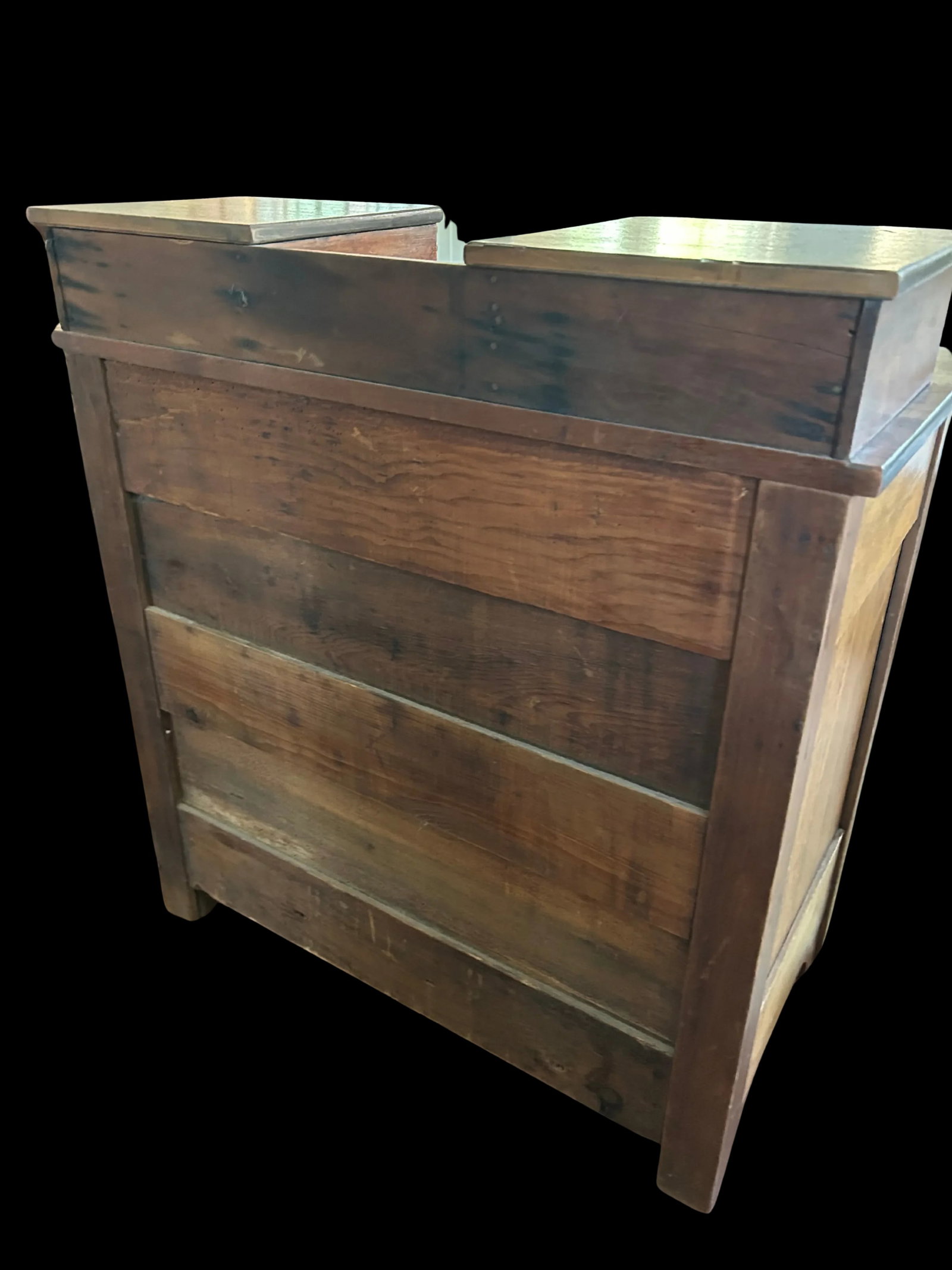 Antique 19th Century Pine Chest of Drawers - 8