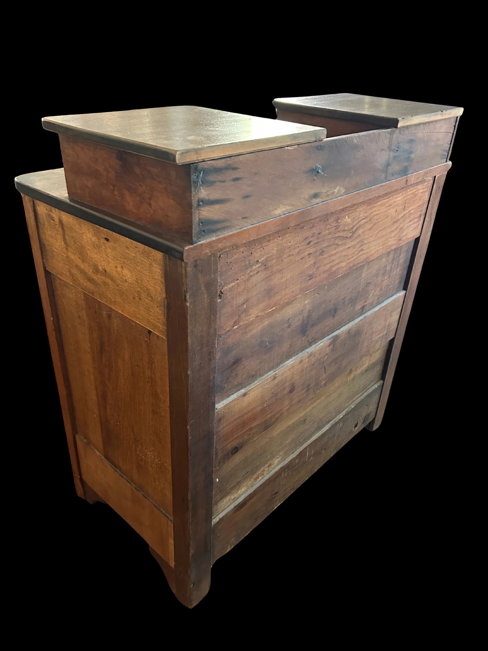 Antique 19th Century Pine Chest of Drawers - 9