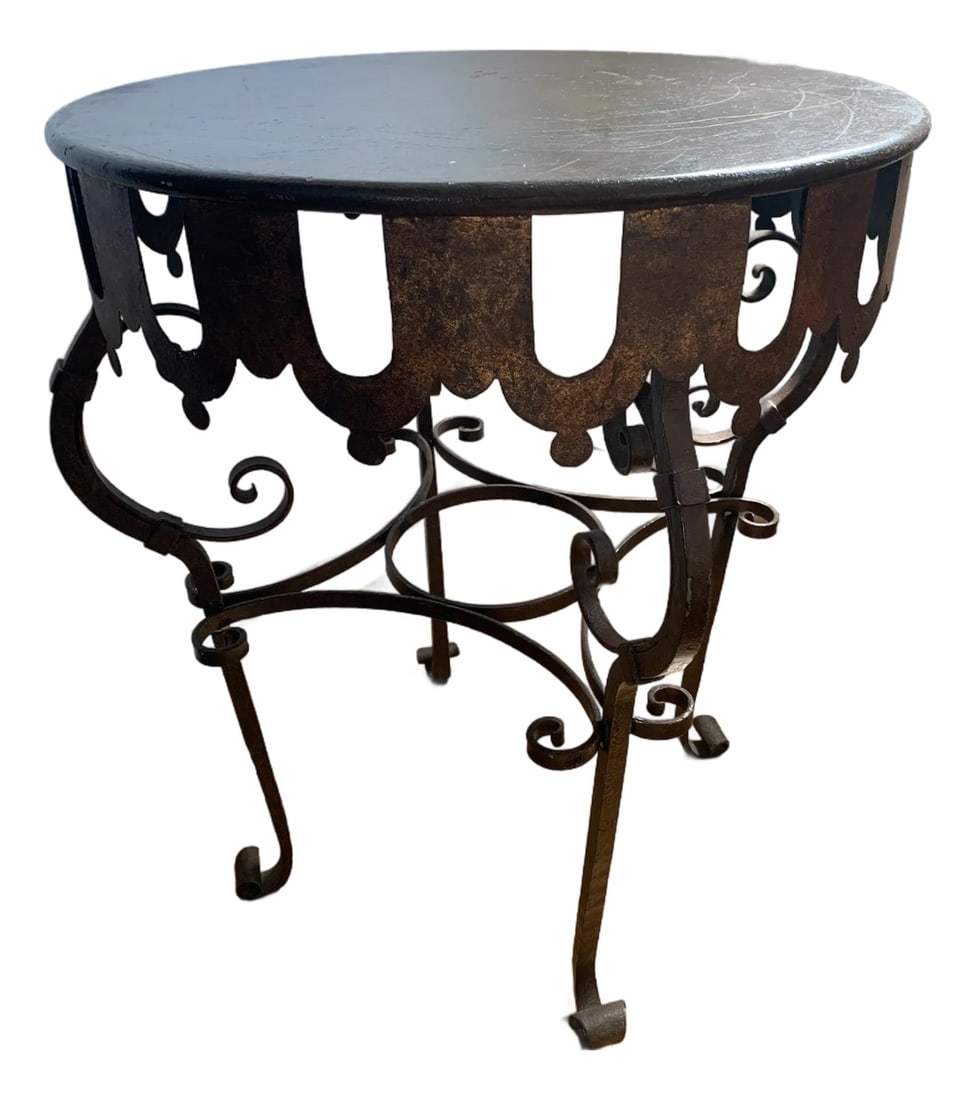 Wrought Iron Side Table (1 of 6)