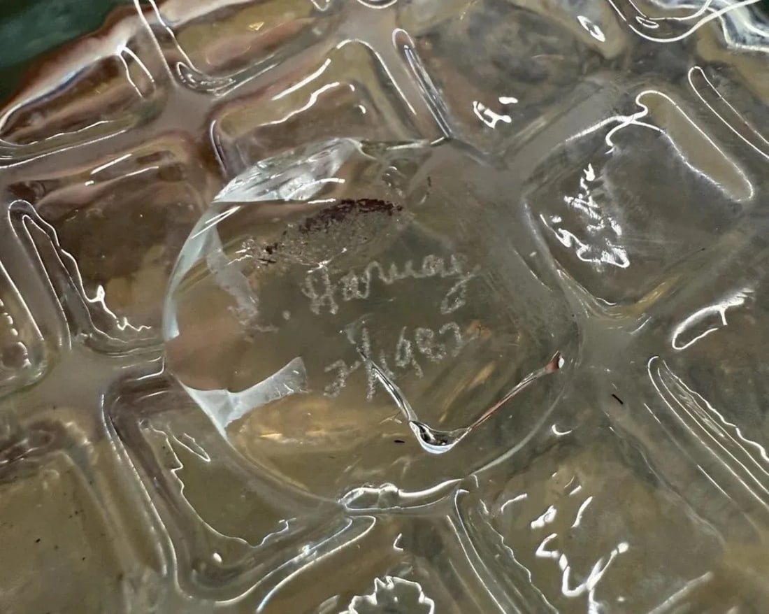 1982 Ralph Harvey Abstract Art Glass Vase Limited Edition - 6