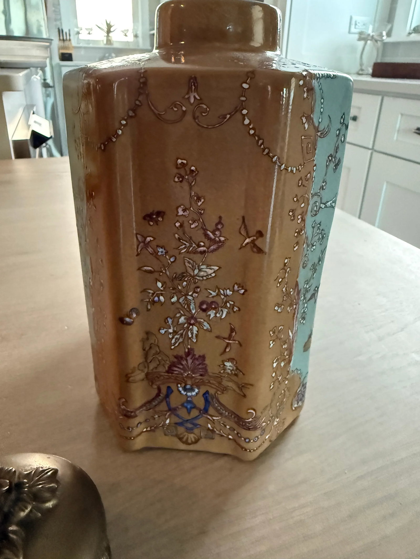 Vintage Wong Lee Tea Caddy Jar - 3