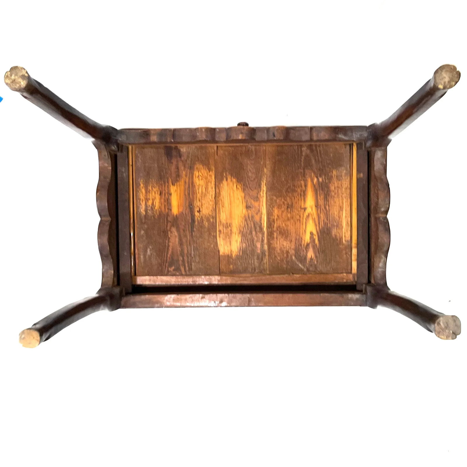 18th Century Louis XV French Provincial Walnut Side Table With Inlaid Top - 15