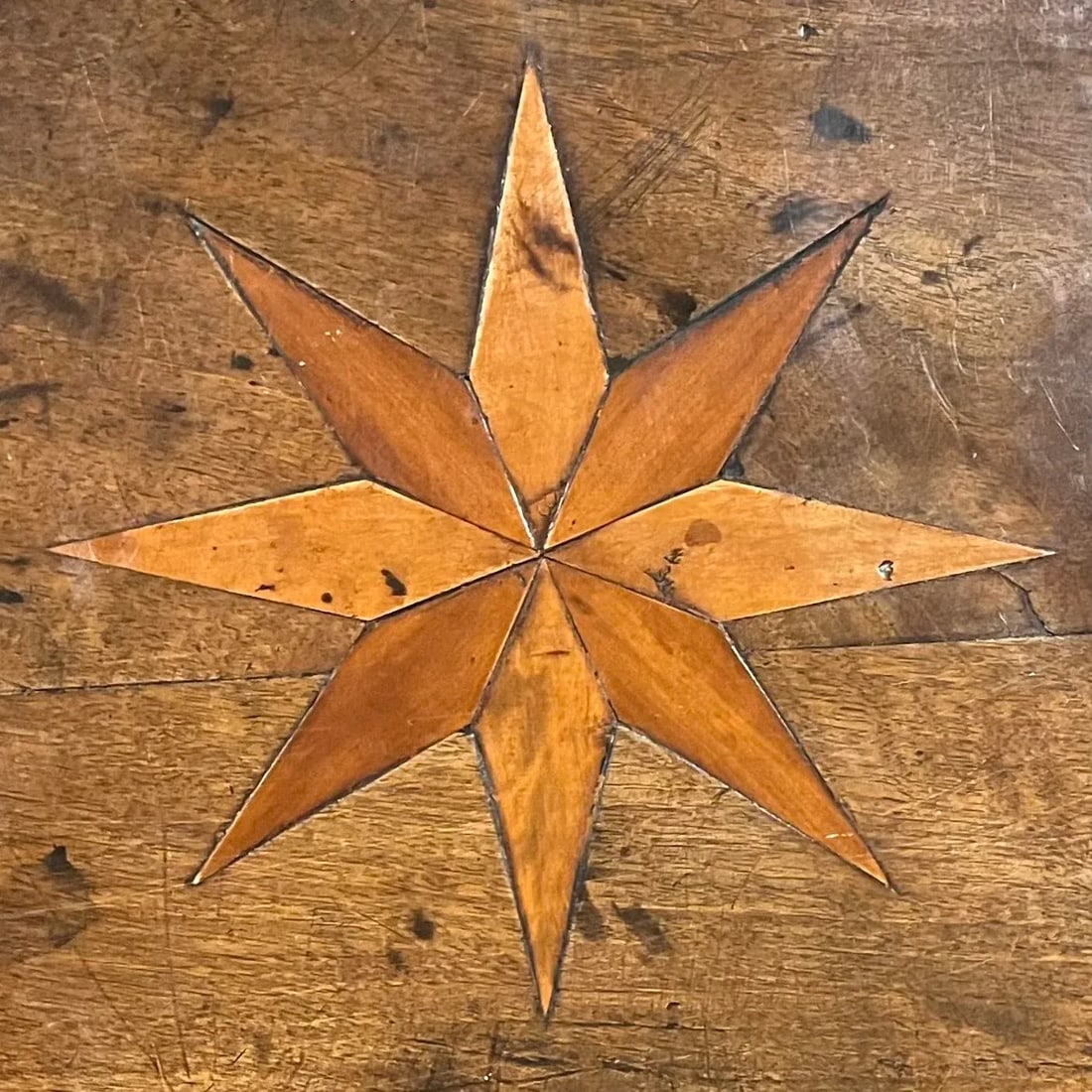 18th Century Louis XV French Provincial Walnut Side Table With Inlaid Top - 4