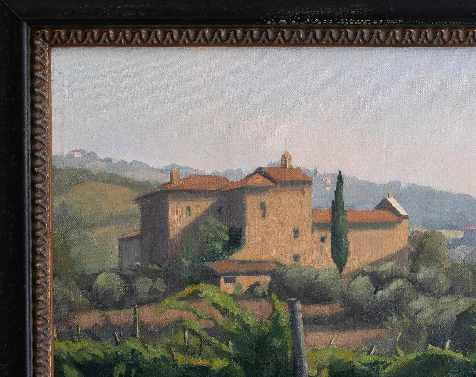 Diana Horowitz (American, B. 1958), Oil on Canvas "View of Tuscan Hills", 1985 - 4