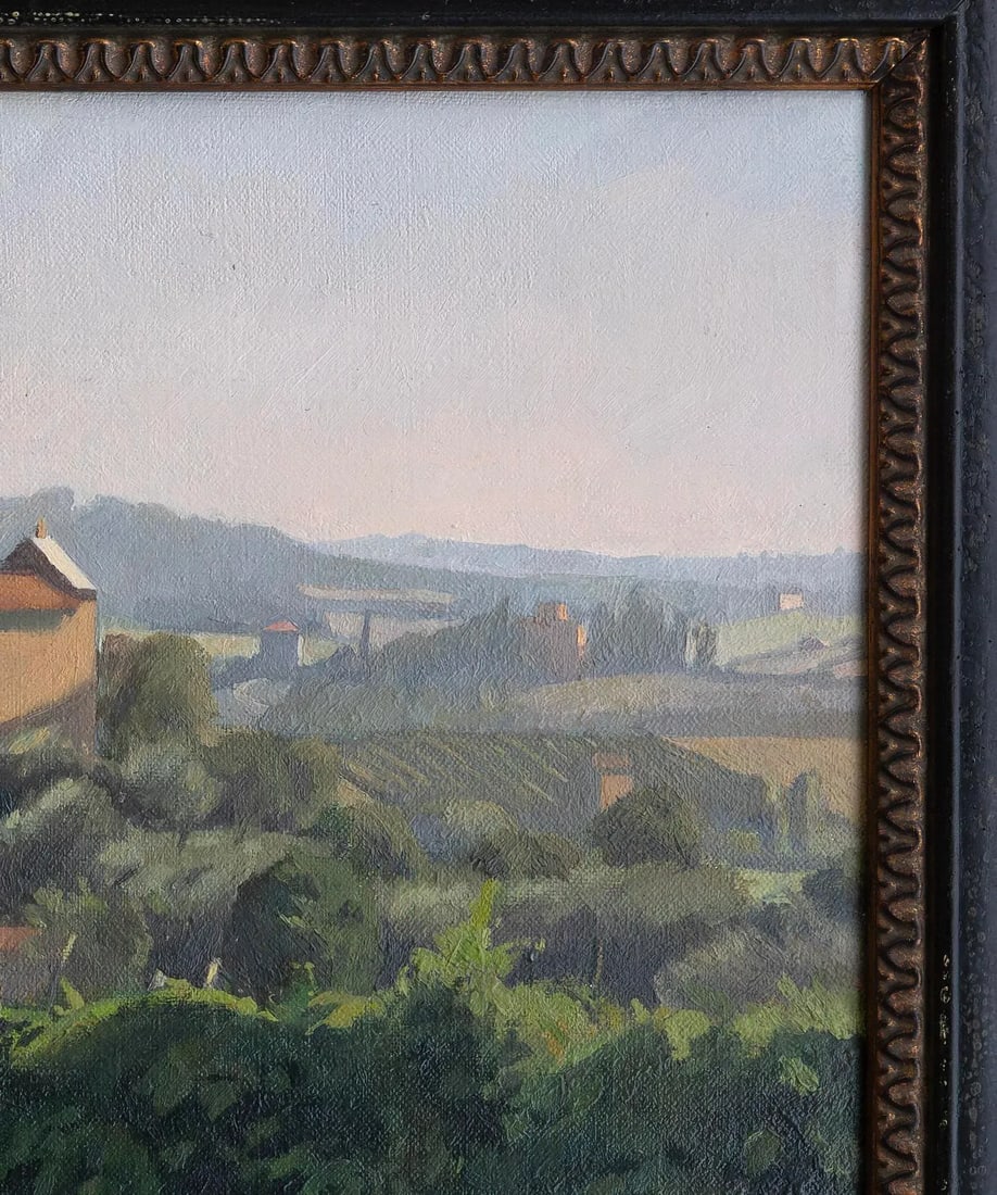 Diana Horowitz (American, B. 1958), Oil on Canvas "View of Tuscan Hills", 1985 - 5