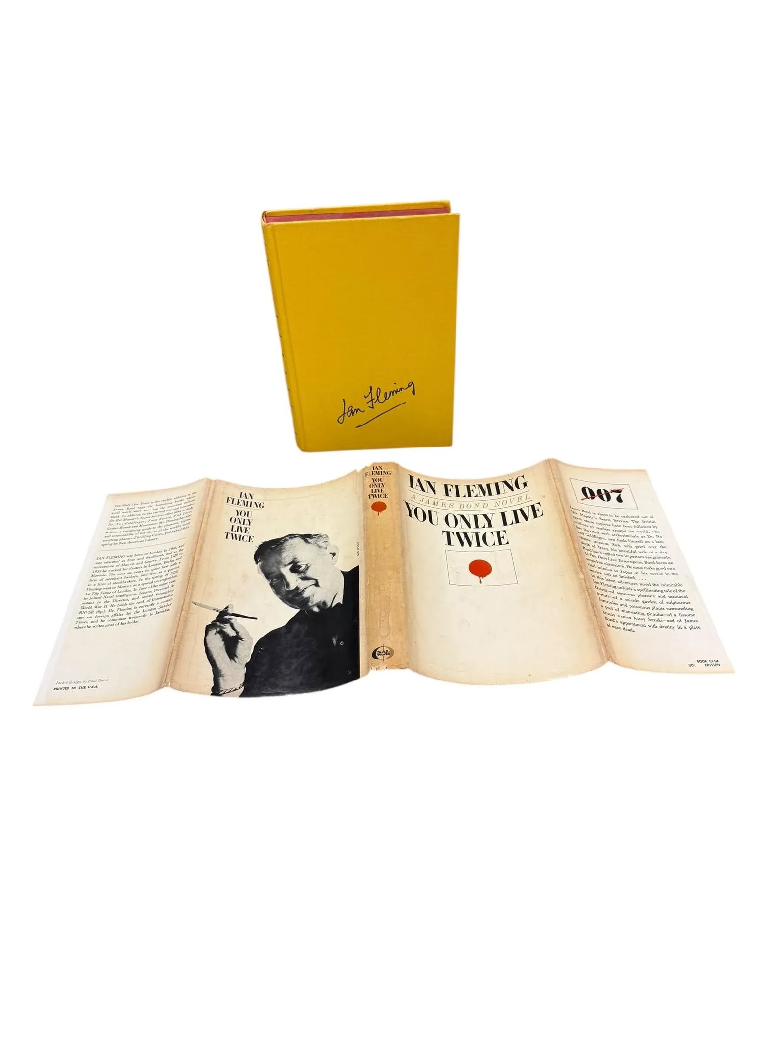 1964 James Bond You Only Live Twice Hardcover Book Ian Fleming - 13