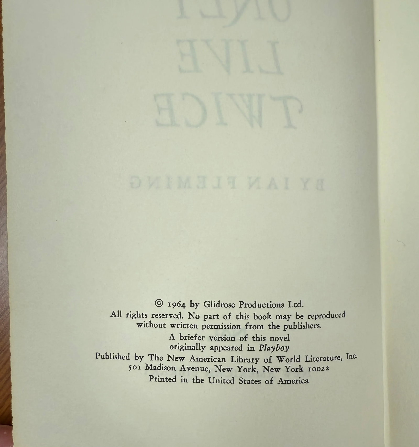 1964 James Bond You Only Live Twice Hardcover Book Ian Fleming - 6