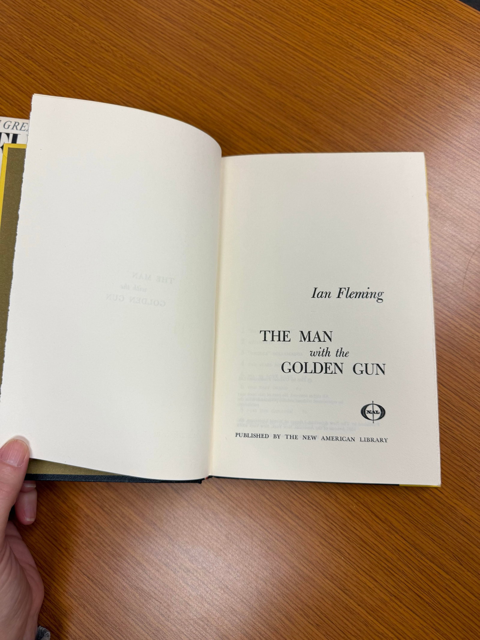 1965 Ian Fleming James Bond Hardcover the Man With the Golden Gun - 3