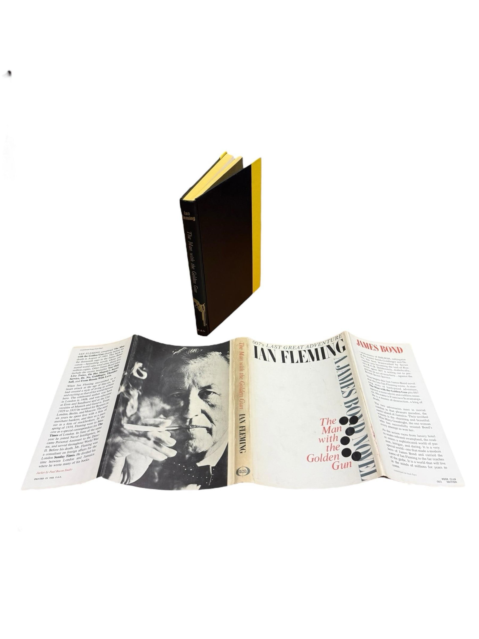 1965 Ian Fleming James Bond Hardcover the Man With the Golden Gun - 6