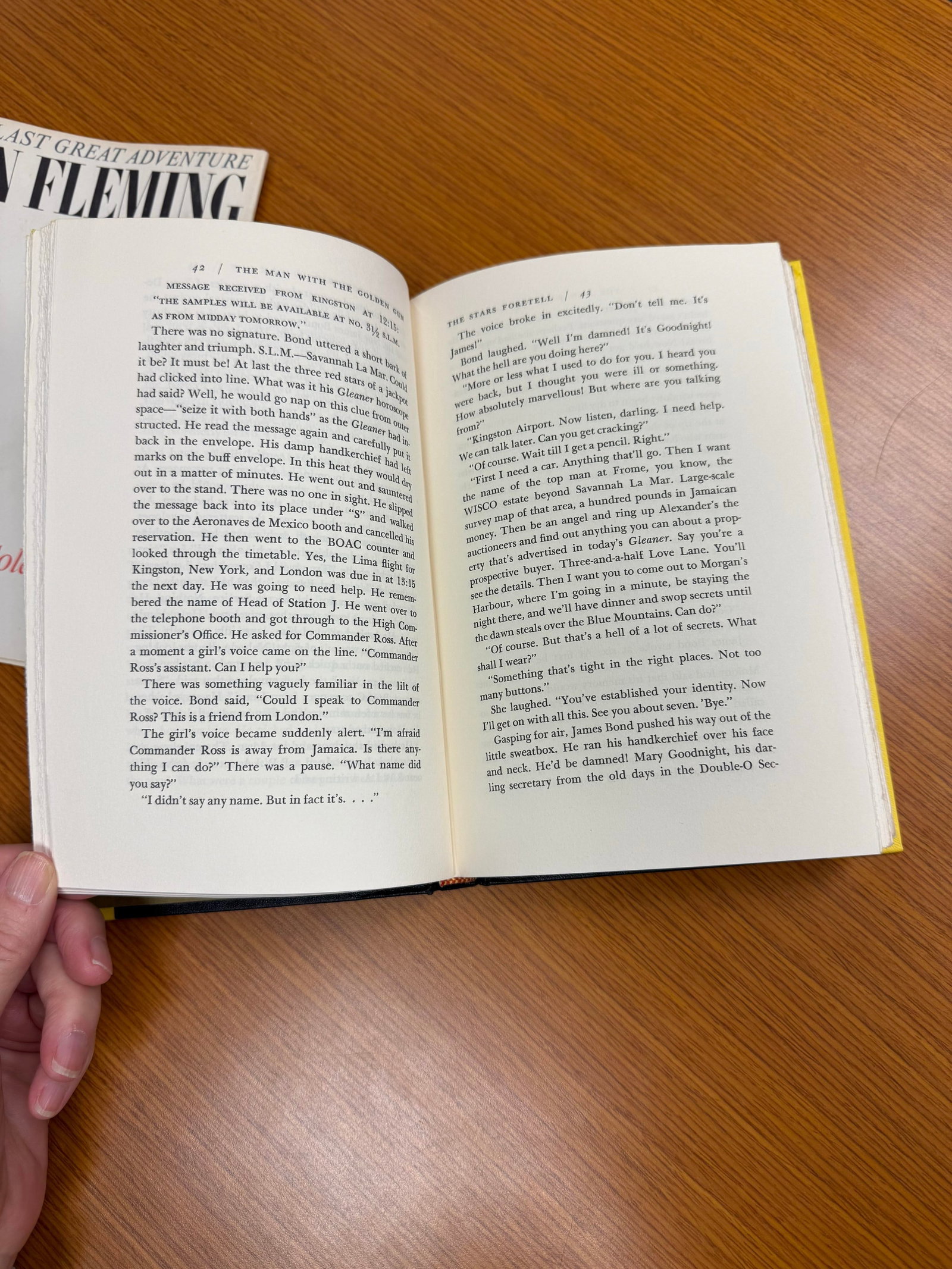 1965 Ian Fleming James Bond Hardcover the Man With the Golden Gun - 9