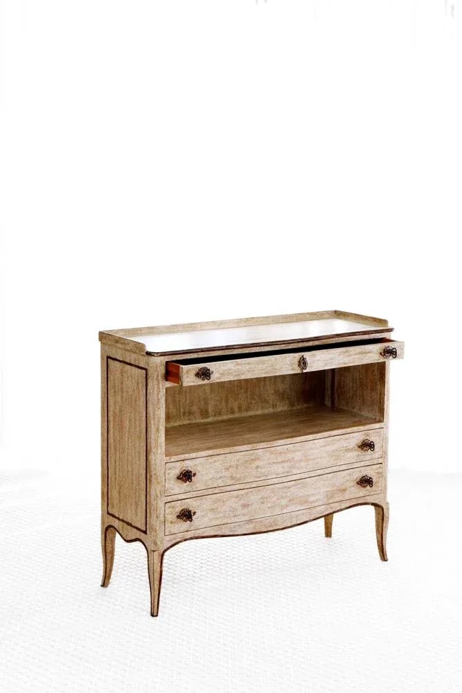 Louis XV Provincial Style "Ange" Nightstand - 3