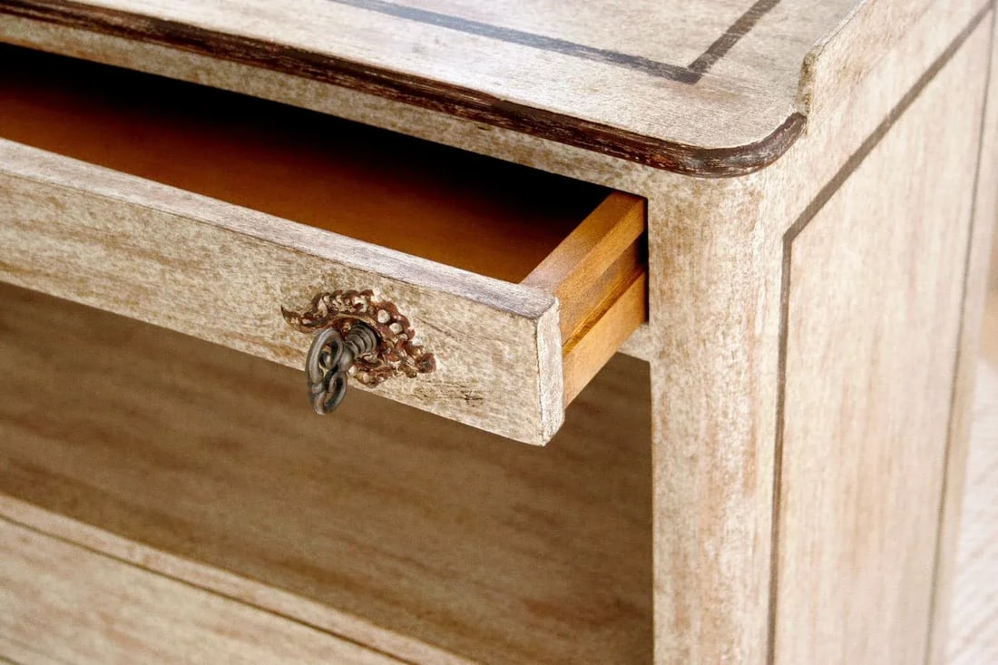 Louis XV Provincial Style "Ange" Nightstand - 4