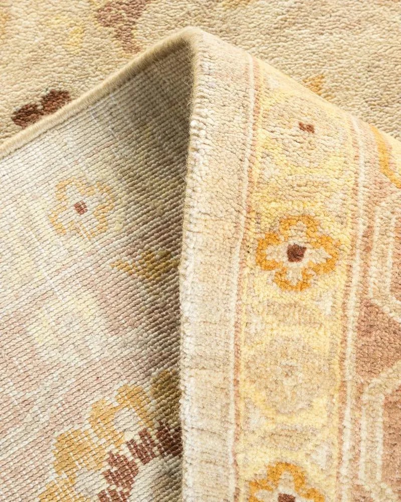 Mogul Collection Hand-Knotted Area Rug - Ivory 6' 2" x 12' 3" - 6