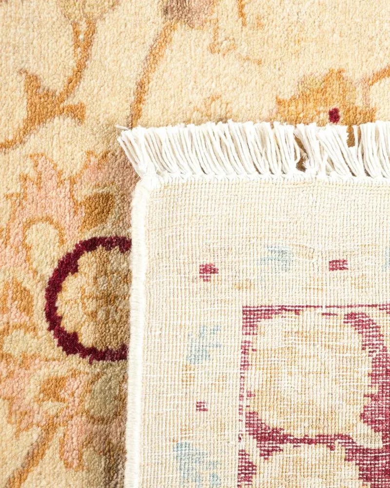 Mogul Collection Hand-Knotted Area Rug - Ivory 4' 7" x 7' 4" - 5