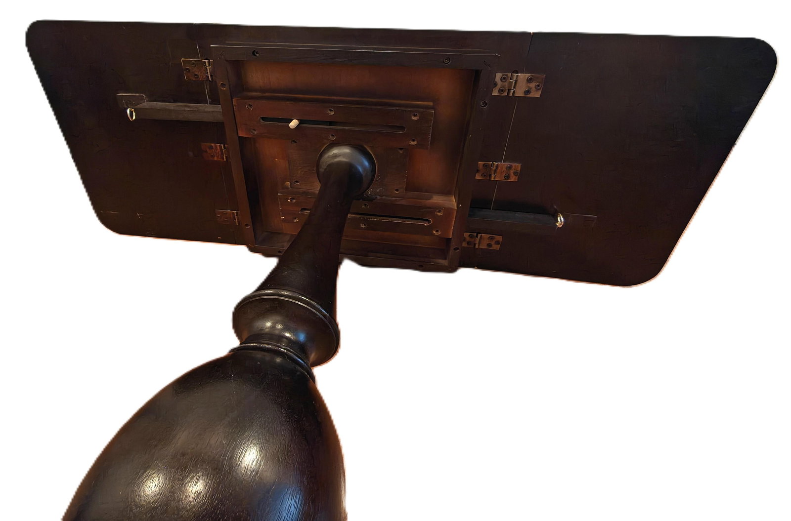 Thomas O'Brien Davis Mahogany Drop Leaf Side Tables - A Pair - 7