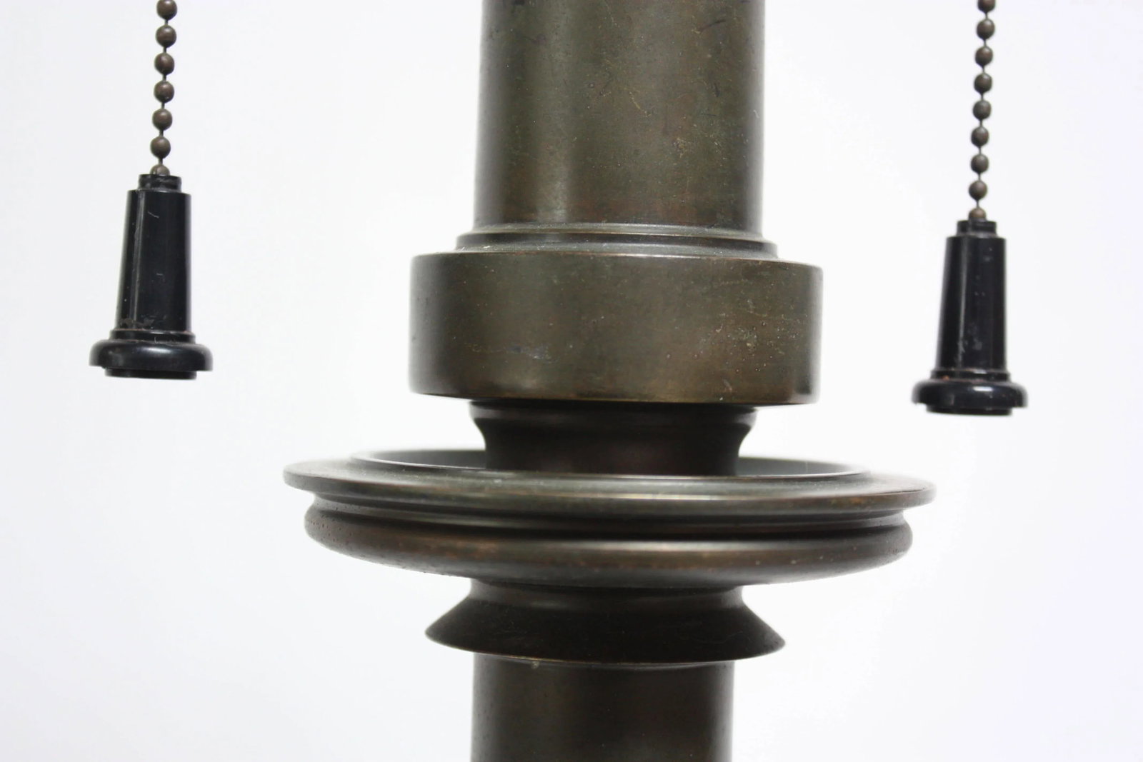 Oversized Stiffel Brass Table Lamp with Double Socket - 5