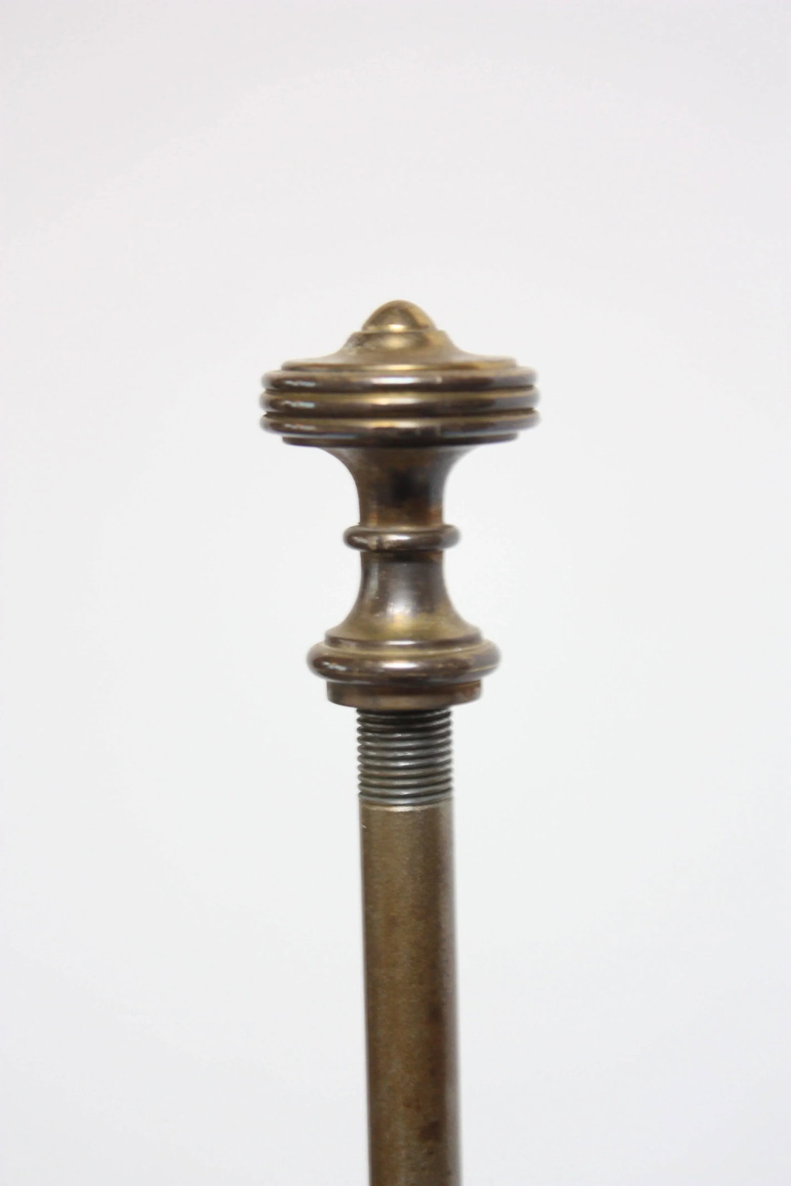 Oversized Stiffel Brass Table Lamp with Double Socket - 9