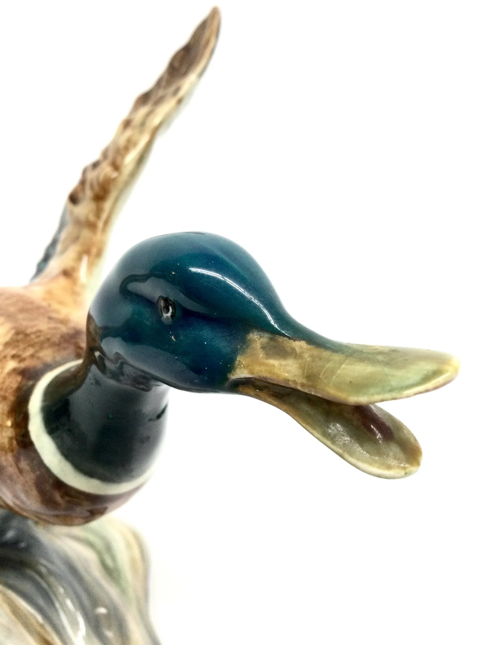 Vintage Beswick Porcelain Mallard Duck England - 2