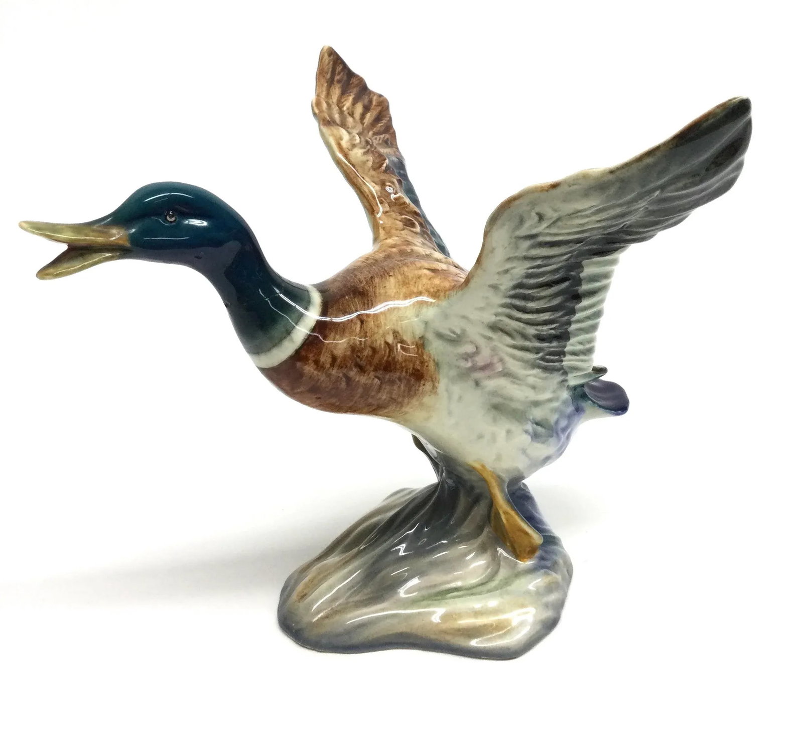 Vintage Beswick Porcelain Mallard Duck England - 7