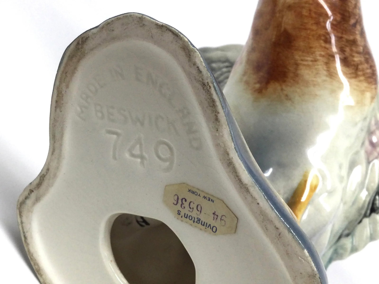 Vintage Beswick Porcelain Mallard Duck England - 8