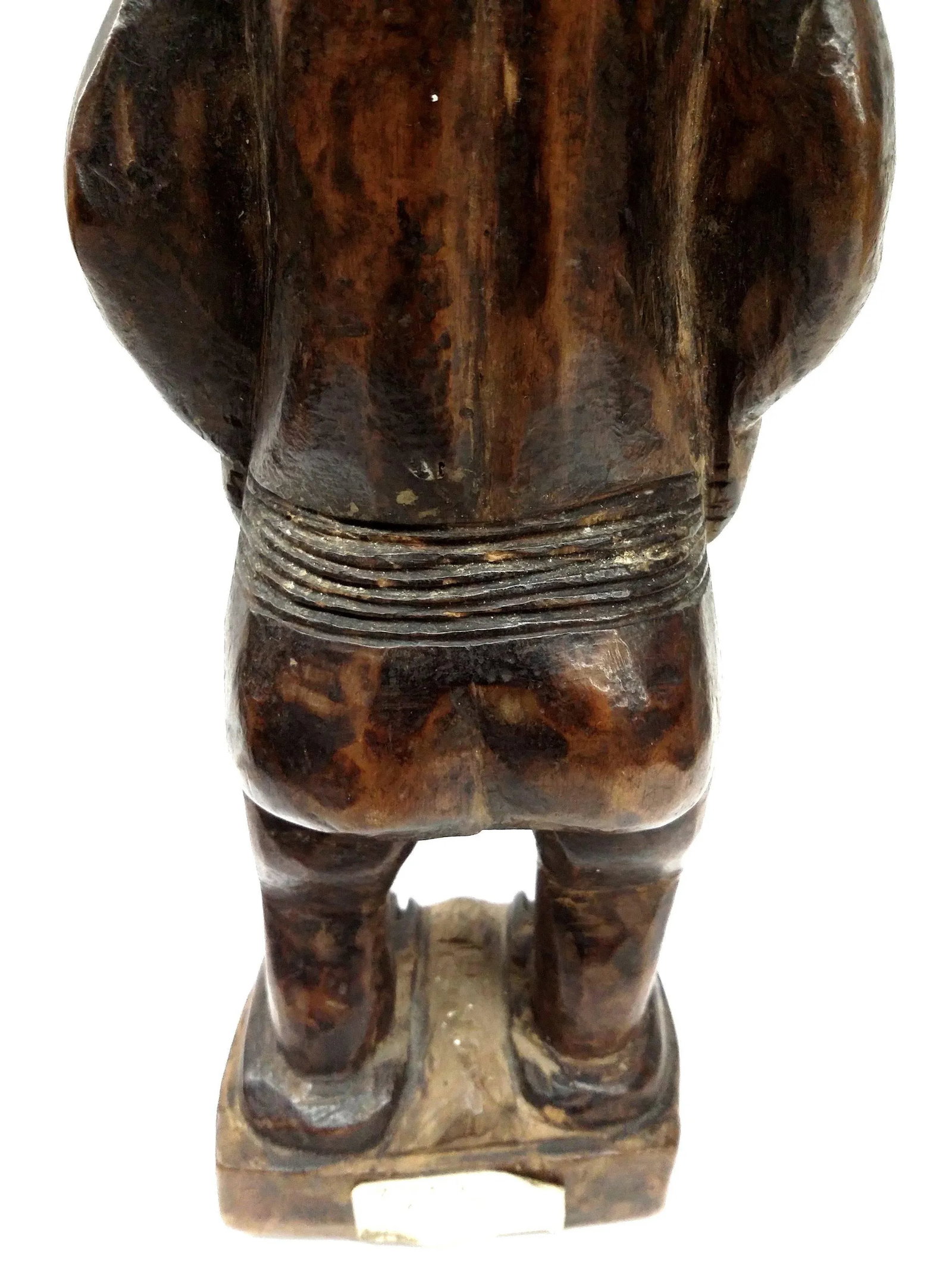 Antique African Tribal Primitive Wood Female Figure Carved Ashanti - 8