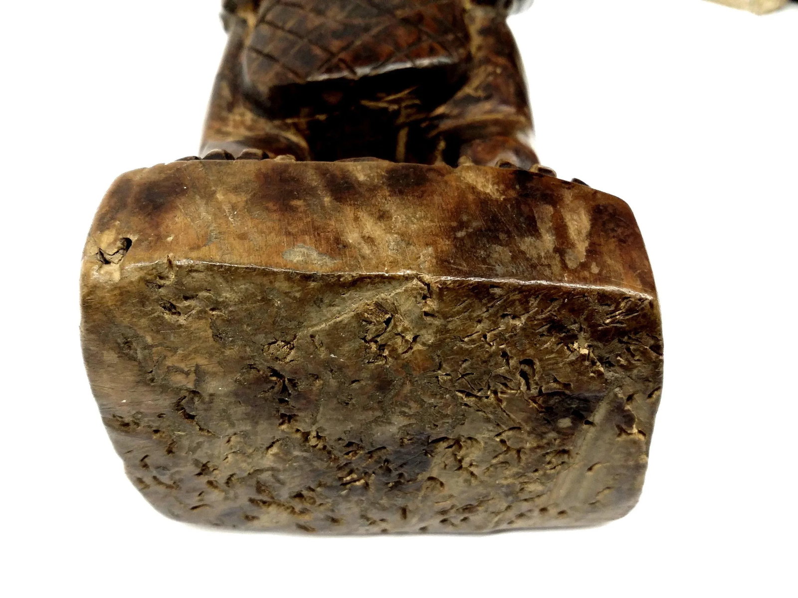 Antique African Tribal Primitive Wood Female Figure Carved Ashanti - 9