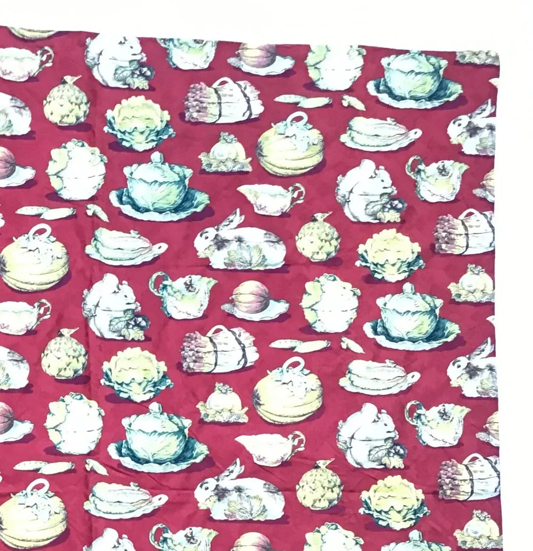 Vintage Country French Cotton Damask Bed Cover - 2