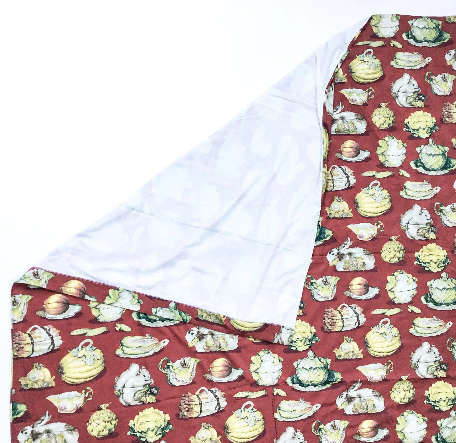 Vintage Country French Cotton Damask Bed Cover - 4