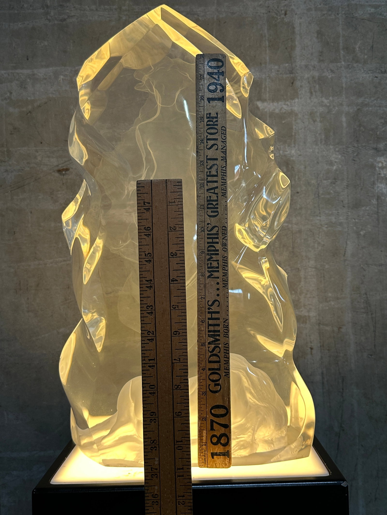 1990s Signed Frederick Hart Acrylic Resin Sculpture Echo of Silence 22" - 11