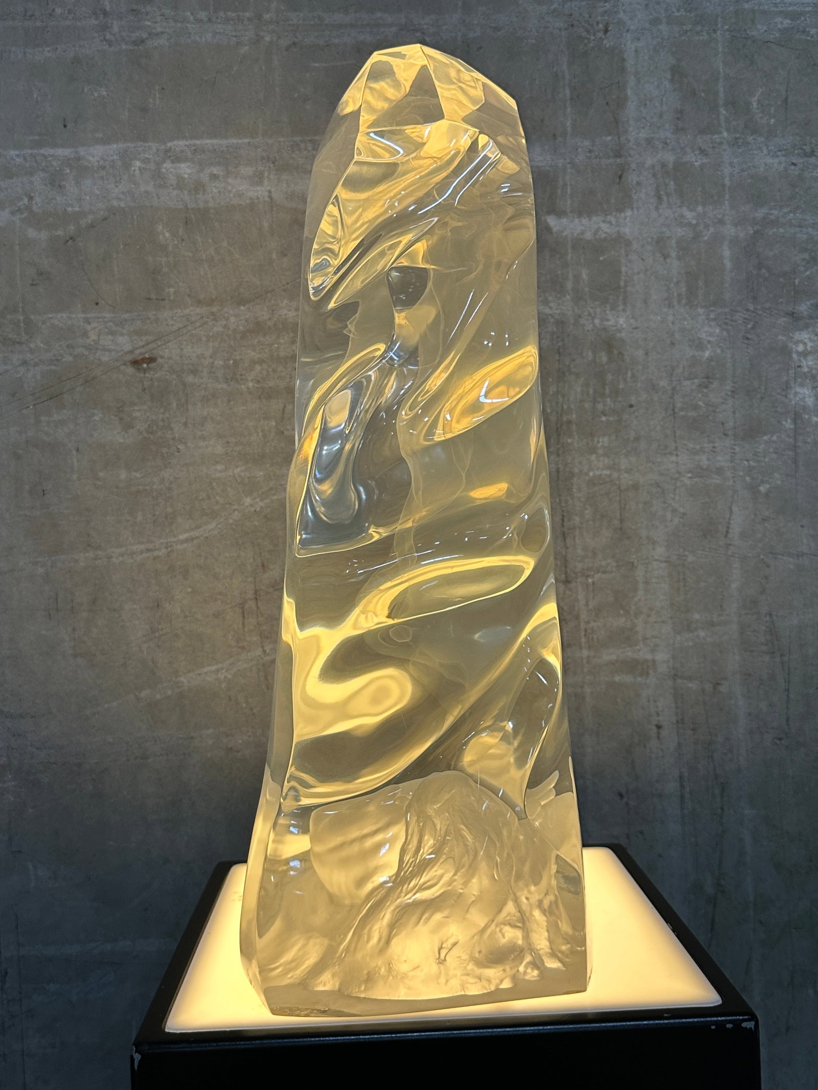 1990s Signed Frederick Hart Acrylic Resin Sculpture Echo of Silence 22" - 5