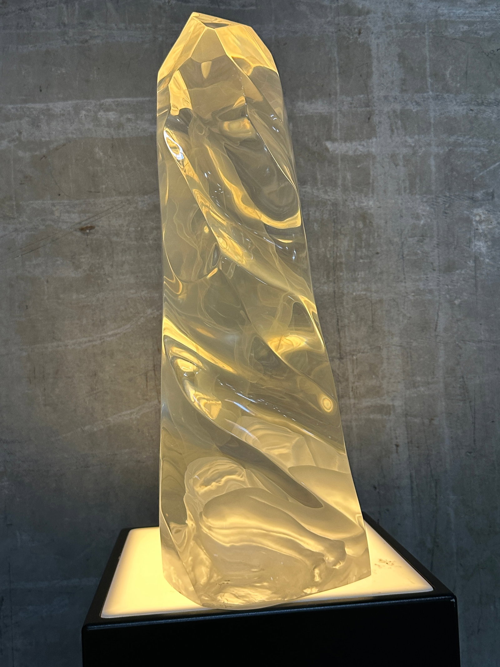 1990s Signed Frederick Hart Acrylic Resin Sculpture Echo of Silence 22" - 6