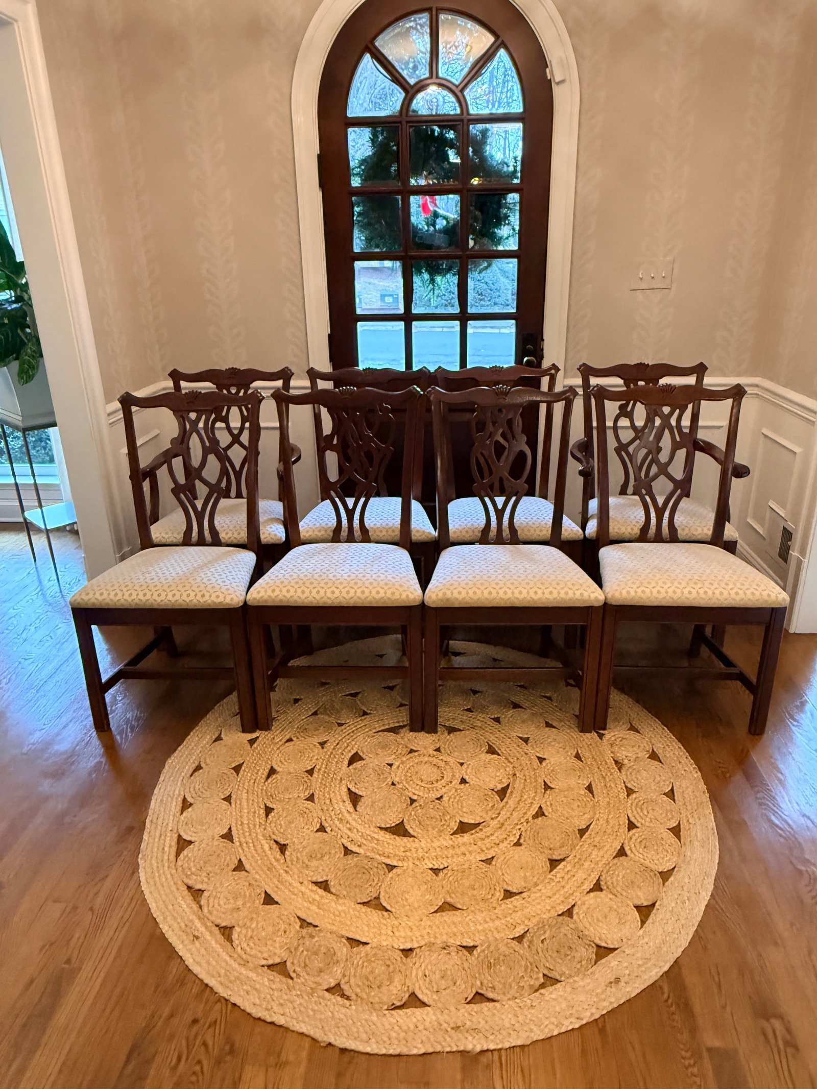 Set of 8 Thomasville Winston Court Chippendale Chairs - 10