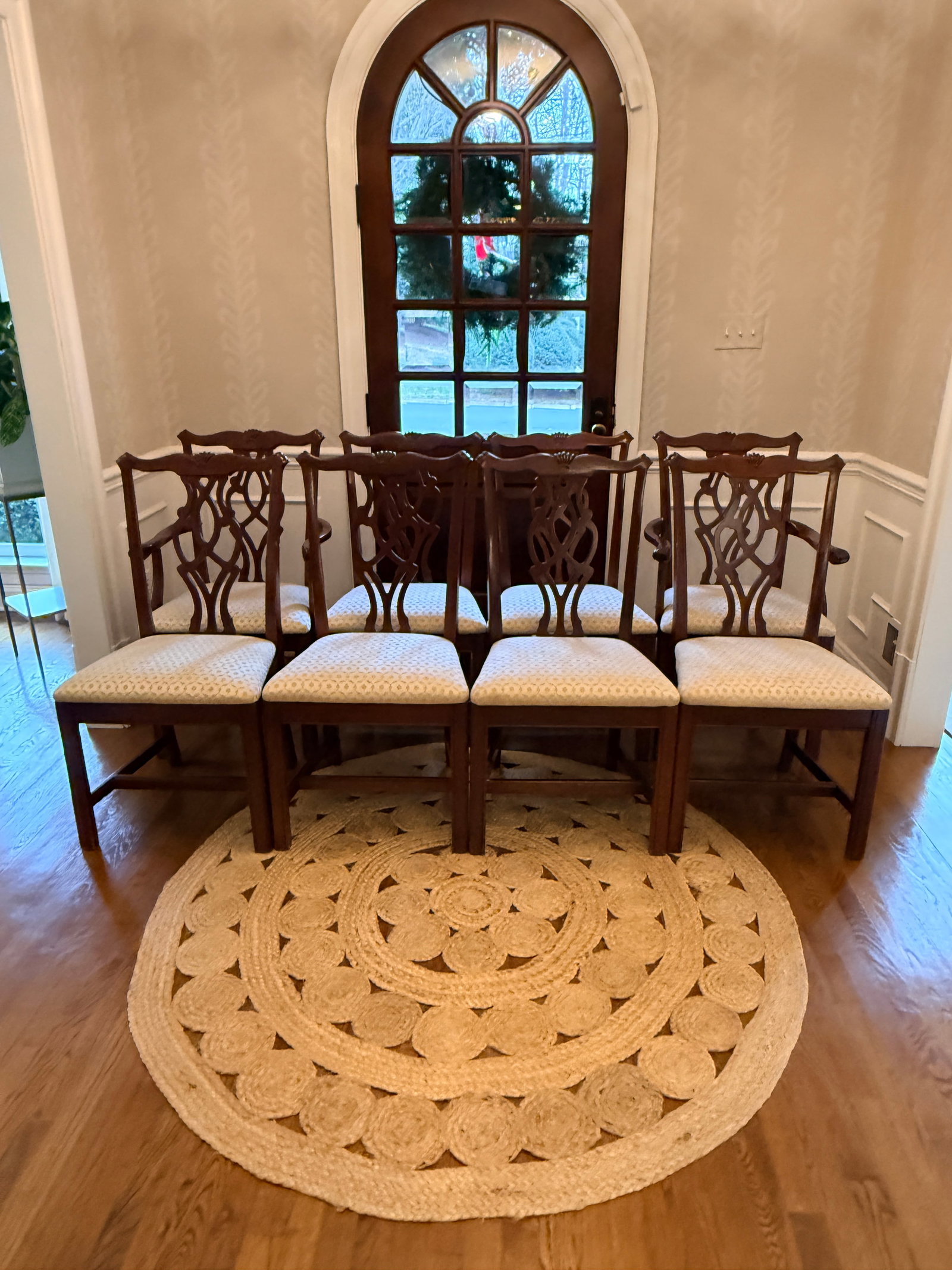 Set of 8 Thomasville Winston Court Chippendale Chairs - 8