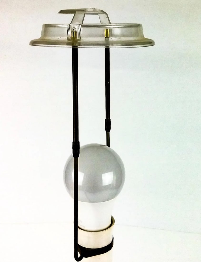 Victorian Hand Painted Glass Table Lamp - 8