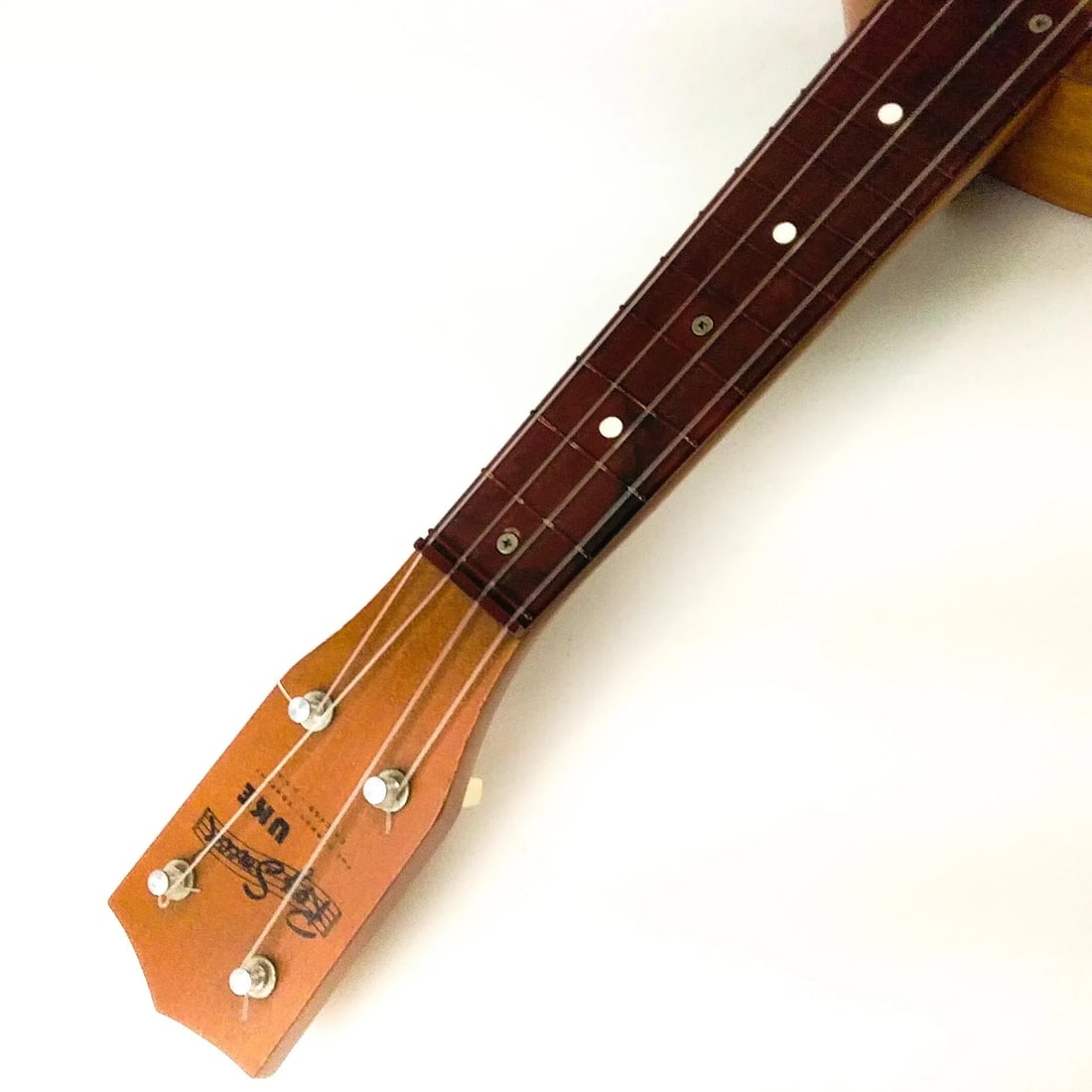 Vintage Hand Crafted Mahogany Ukulele by Roy Smeck - 4