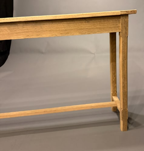 Hand Made Oak Console Table - 10
