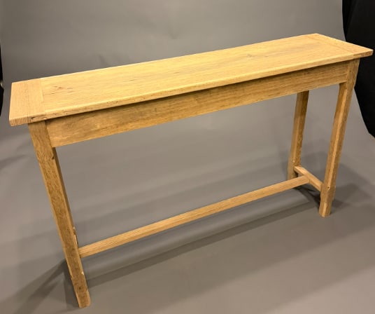 Hand Made Oak Console Table - 4