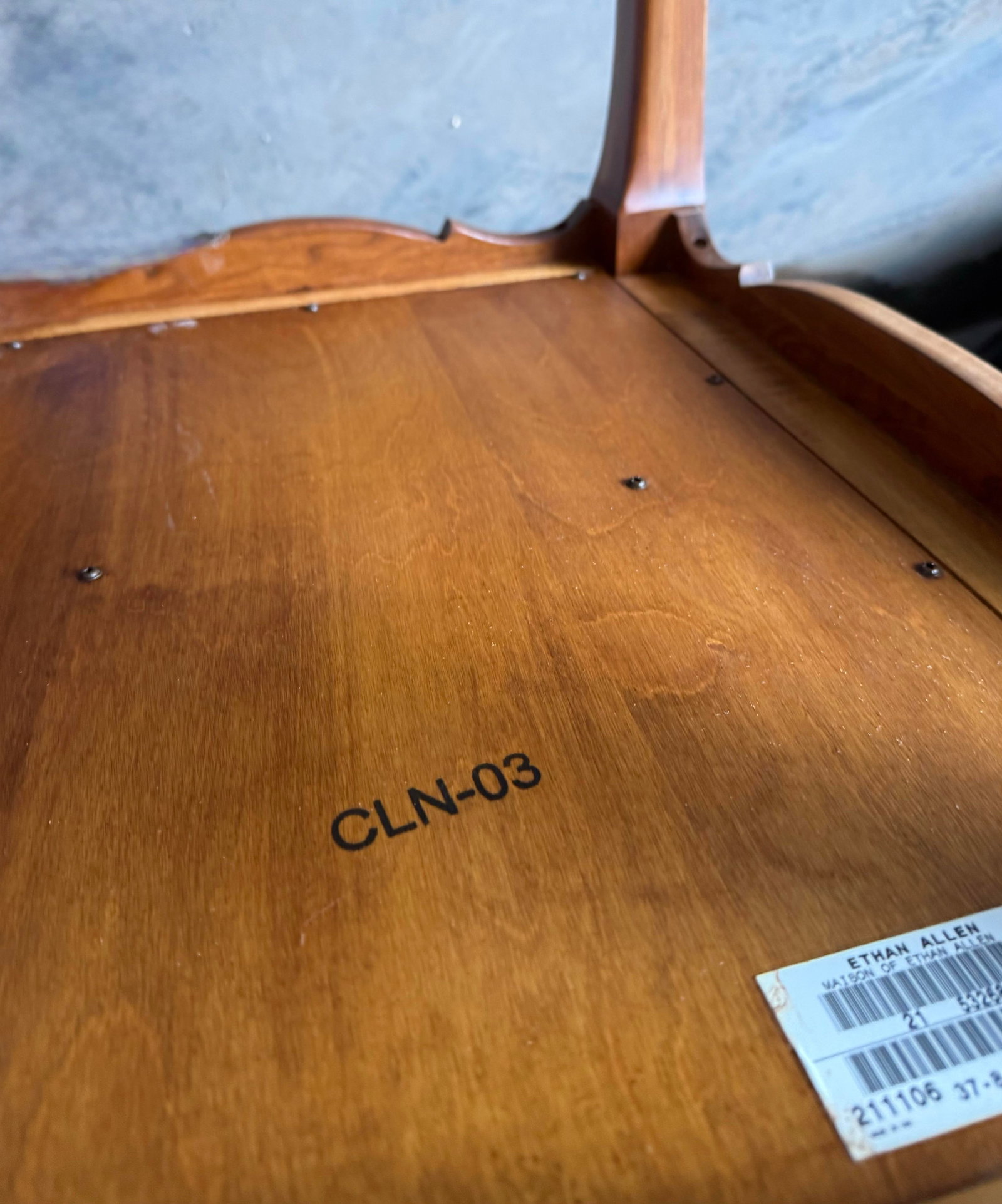 Mid 20th Century Ethan Allen Madison French Country Side Table - 11