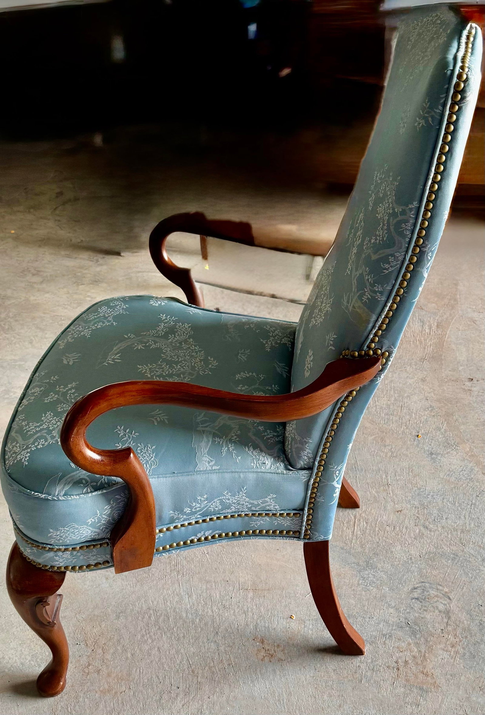 Mid 20th Century Louis XV Style Chinoiserie Accent Chair - 2
