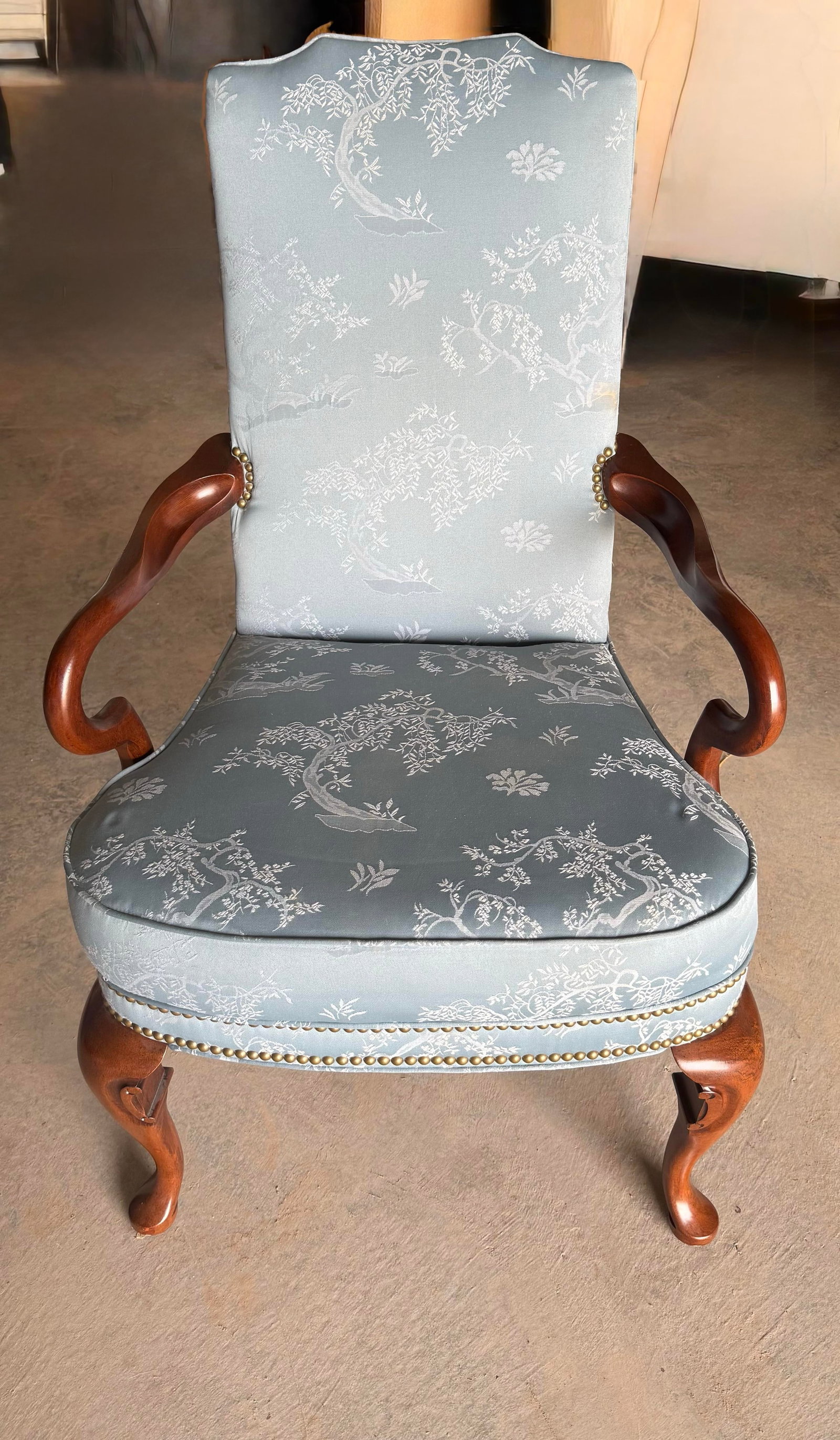 Mid 20th Century Louis XV Style Chinoiserie Accent Chair - 4