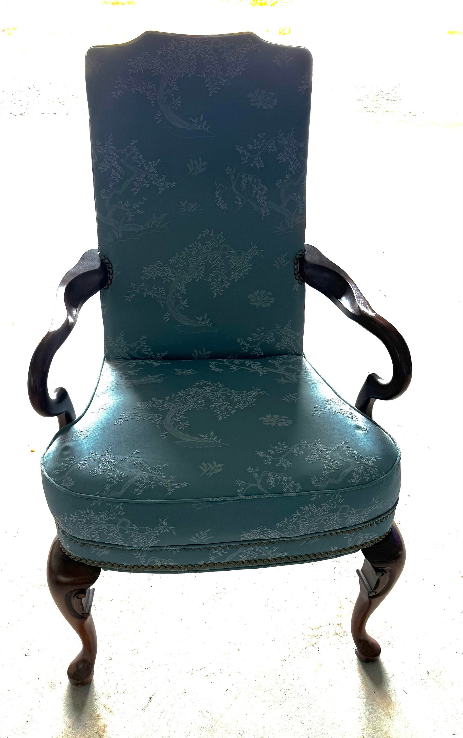 Mid 20th Century Louis XV Style Chinoiserie Accent Chair - 6